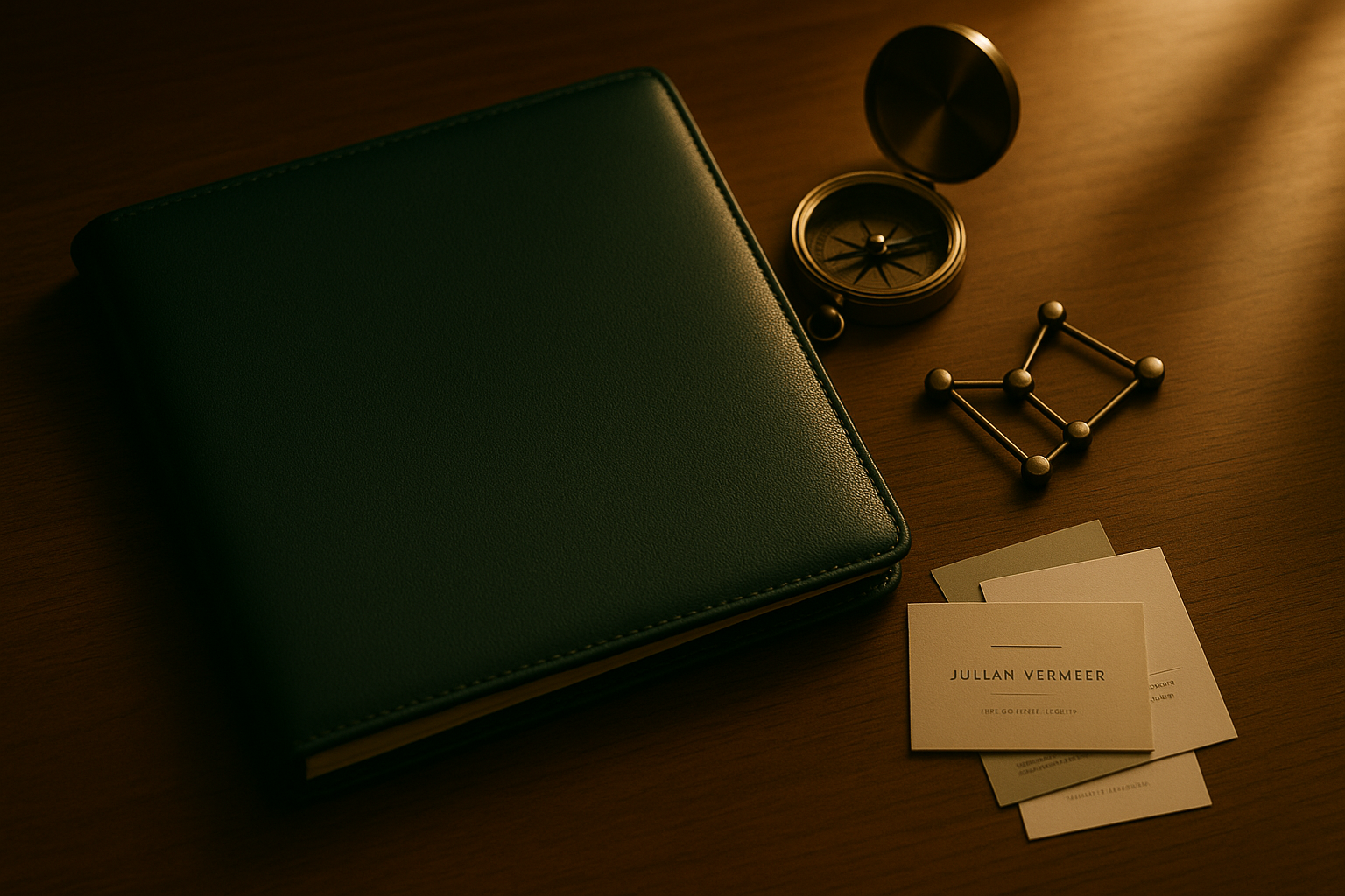 Abstract netwerk dat verschillende knooppunten verbindt